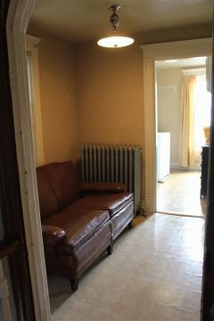 reading nook and 2nd floor laundry/dressing area.