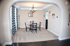 Spacious formal dining room off the entry and adjoining the kitchen!