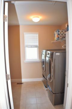 The sellers are leaving the upgraded washer and dryer in the 2nd floor laundry room!