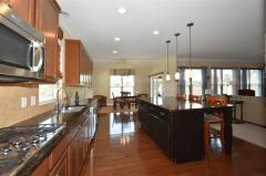 You'll love all the natural light plus the recessed and pendant fixtures.