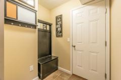 Space for coats & shoes adjacent to 2 car garage