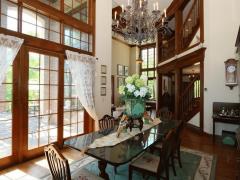 Views from the dining room toward the front of the home.