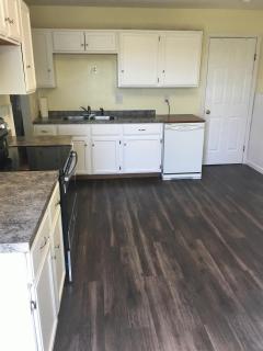 Entering side door into kitchen.