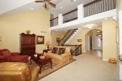Overlooks Great Room and Foyer.