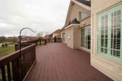 The Deck stretches across the rear of the home.
