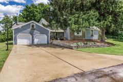 Oversized two car garage with ample parking space in your driveway!