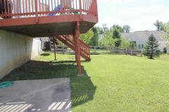 Walkout basement to patio