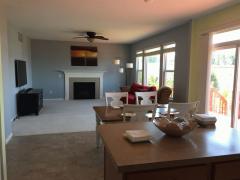 Nice open family room from kitchen & breakfast room
