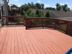 Plenty of space for entertainment on this deck