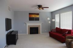 Generous size family room