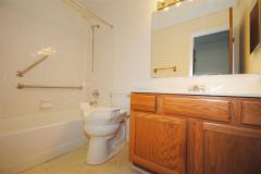Master suite has adjoining bath