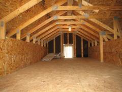 Expansive attic offers an abundance of storage space for luggage, holiday decorations, etc.