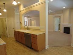 Working in the open kitchen allows you to remain part of the great room fun and conversation!