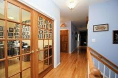 French doors give you privacy in the Study. All the hallways are wide enough for wheelchairs.