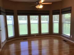 The natural light supply from the wall of windows is wonderful