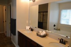 Double vanity, large shower, deluxe garden tub, seperate commode and HUGE walk-in closet makes takes this MASTER BATHROOM to the next level!