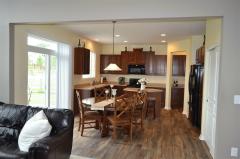 The floorplan makes for a great spot for entertaining. Center island with tons of counter top space.
