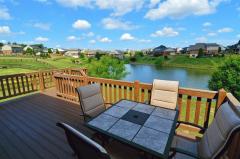 Easy Care Trex Decking with Steps to the Yard - Great to Relax or Enjoy those Friends & Family!