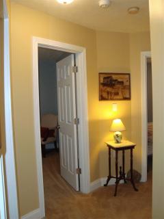 SPACIOUS HALLWAY LEADING TO 2 BEDROOMS AND HALL BATH