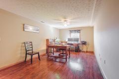 Large fourth bedroom w/ closet. Current owner uses as home office, but could also make for spacious guest suite. Full bath right across the hall.