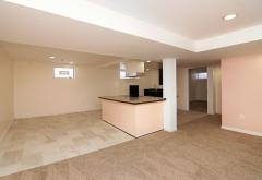 Mother-in-law suite in basement has a fully functional kitchen!