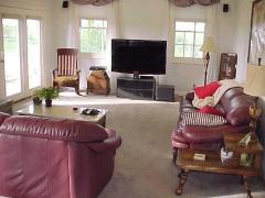 FAMILY ROOM WITH CATHEDRAL CEILING