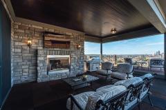 Walkout from the fifth floor to a cozy oasis where you can relax and enjoy the views year round - day or night!