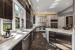 Stylishly equipped - the state of the art kitchen features Viking 48" Pro with custom designer Vent-a-Hood, refrigerated drawers, dual dishwashers, ice maker, filtered hot and cold water tap and much, much more!