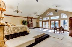 Luxurious Master Suite with Breathtaking Lake views.