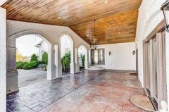Stamped Concrete Patio off the Hearth Room