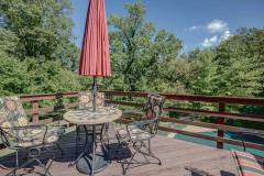 Super nice deck for relaxing.