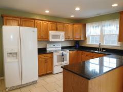 Kitchen with granite countertops