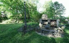 Stone fireplace & grate! Perfect for entertaining and family gatherings!