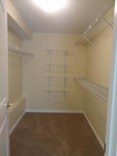 More storage in lower bedroom.