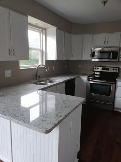 New granite counter tops.