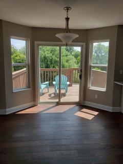Breakfast area opens to back patio. Great for entertaining
