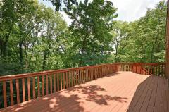 Large deck for outdoor entertaining.