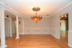 Currant dining room, with minor alterations can be used to enlarge the kitchen or enjoy as any type of flex space.