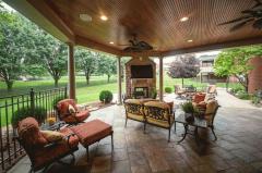 Enjoy gatherings with friends or family in this expansive entertainment area.
