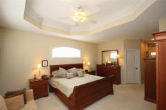 Owner's Suite Walks Out to Covered Rear Deck and Offers Beautiful Luxury Bath
